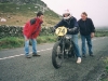 'Team Stress Free' during 'unofficial testing' for Ramsey Sprint in a top secret location on the Isle of Man in 2000!