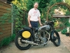 John's 1946 500cc 'Model 18' Norton in road legal guise!