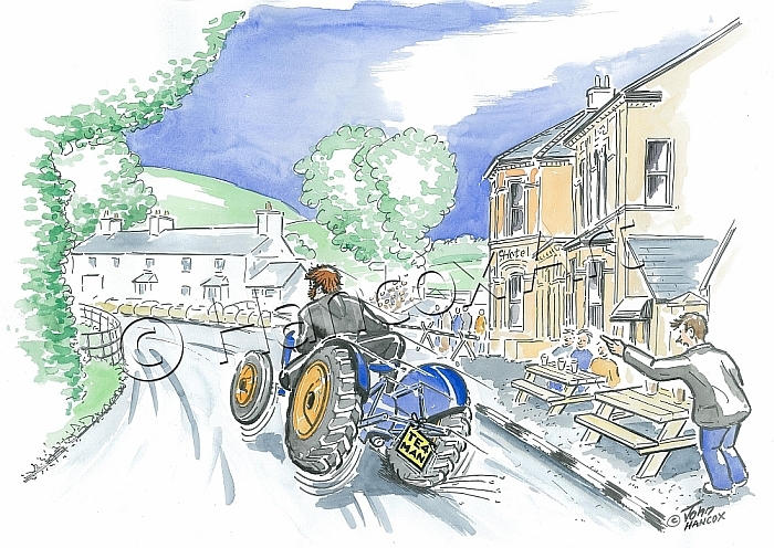 Guy Martin at Ginger Hall Limited Edition A3 Print
