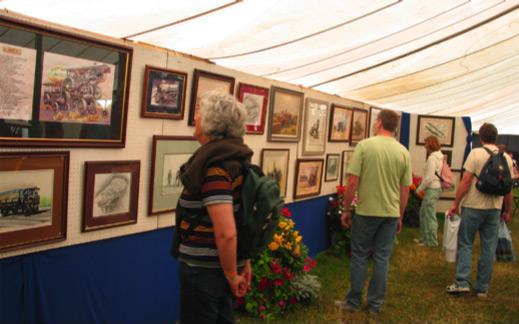 Great Dorset Steam Fair Hancox Art Exhibition