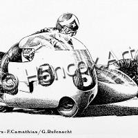 Classic Sidecar Racers - Florian Camathias & Gottfried Rufenacht (BMW)