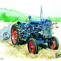 Fordson Major Tractor (Colour)