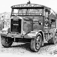 Scammell 'Showtrack' Showmans Tractor 'Dragon' in 'Anderton & Rowlands' livery