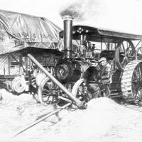 Wallis & Steevens agricultural steam engine 