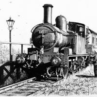 Great Western Railway '042' Tank Locomotive & Autocoach on the 'Woodstock to Kidlington' branch line, Oxfordshire