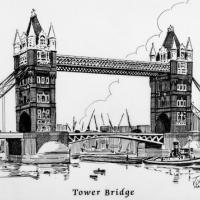 'Tower Bridge' London, England
