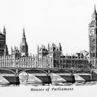 'Westminster Bridge', 'Houses of Parliament' and 'Big Ben'