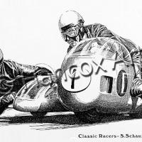 Classic Sidecar Racers - Seigfried Schauzu & Horst Schneider (BMW)