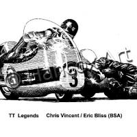 TT Legends - Chris Vincent & Eric Bliss (BSA)