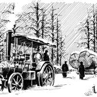 'Little Giant' in the snow