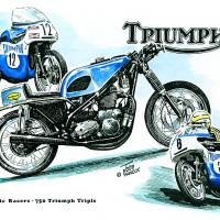 Triumph '750 Triple' (colour)