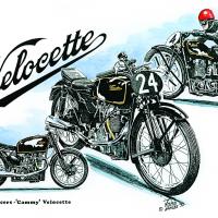 'Cammy' Velocette (colour)