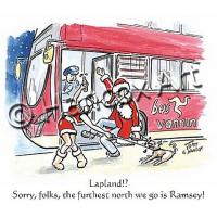 Lapland!? Sorry, folks, the furthest north we go is Ramsey!