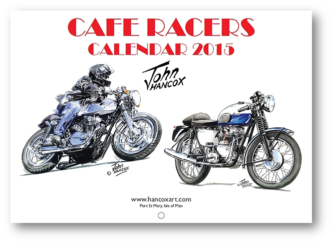 Cafe Racer Calendar Front Cover
